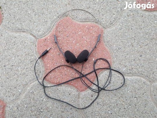 Retro fémkeretes fejhallgató 3, 5 mm jack csatlakozóval