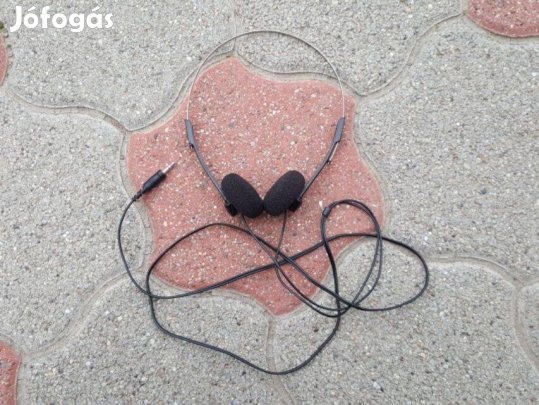Retro fémkeretes fejhallgató 3, 5 mm jack csatlakozóval