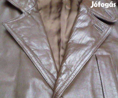 Retro férfi bőrkabát valódi bőr kabát Újszerű