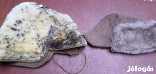 Retro férfi irha sapka