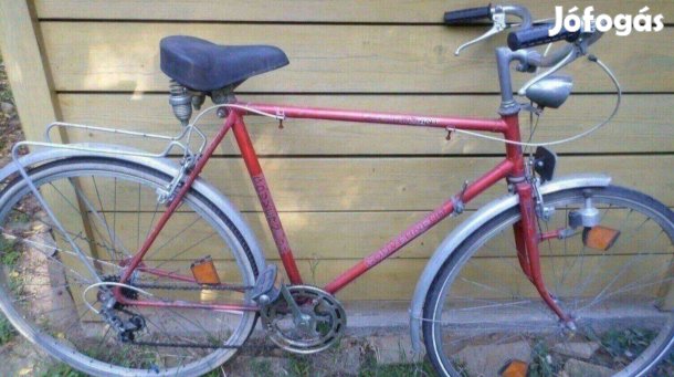 Retro férfi kerékpár Holland