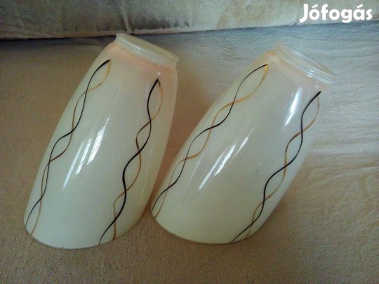 Retró festett csillár búrák
