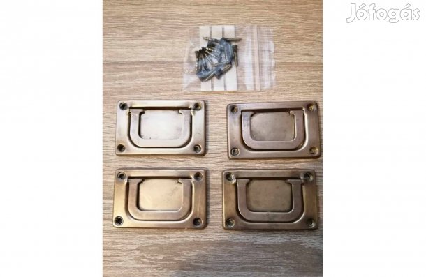 Retro fogantyú, húzó ( réz ) 4 db egyben eladó!
