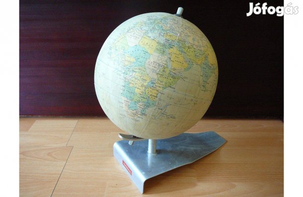 Retro földgömb 60'-as évek, Magassága kb. 40cm