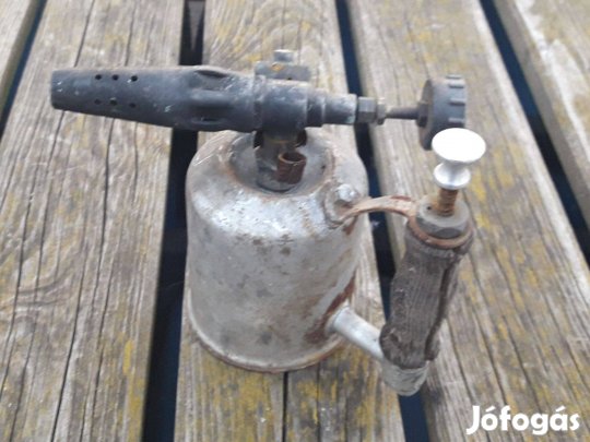 Retro forrasztólámpa, gázlámpa, gázforrasztó
