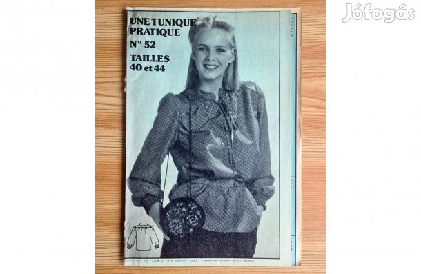 Retro francia szabásminta - une tunique pratique - praktikus tunika