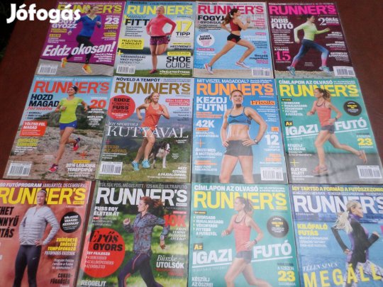 Retro futó újság Runners magazin 12 db