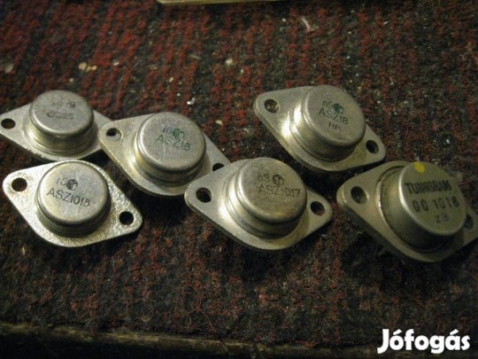 Retró germánium teljesítmény tranzisztorok egyben 1500 Ft