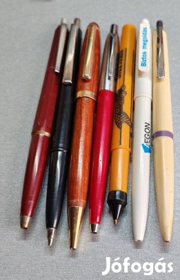 Retró golyóstollak. Csak egyben vihetők