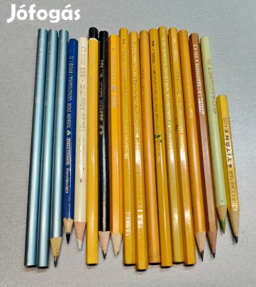 Retró grafit ceruzák. 2 db színes. 