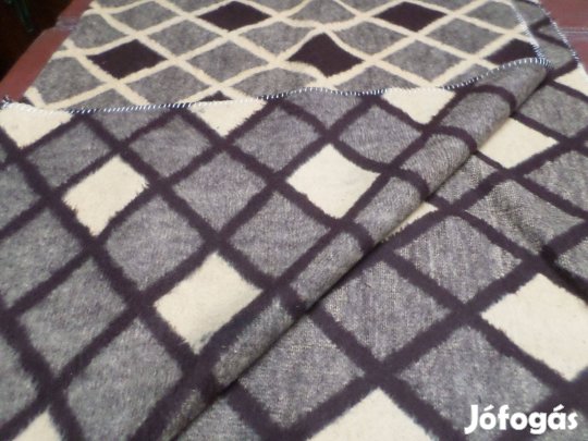 Retro gyapjú takaró pléd pokróc