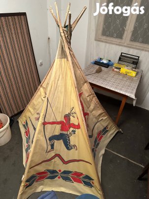 Retro gyerek indián sátor