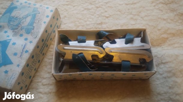 Retro gyerekkorcsolya Lurkó állítható tanulókorcsolya Jégkorcsolya
