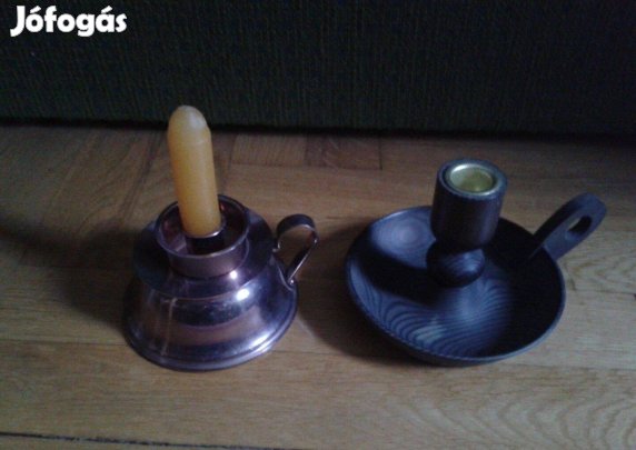 Retro gyertyatartó, dísztárgy