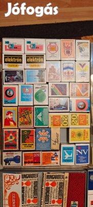 Retro gyufásdoboz és gyufacímke gyűjtemény komplett kollekció (6080