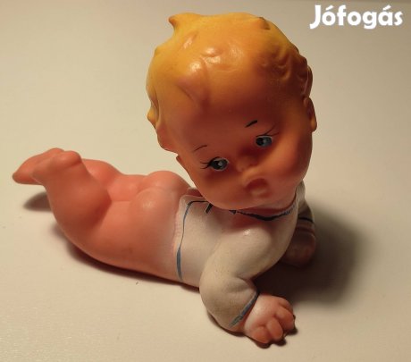 Retro hasaló csipogós gumi baba trafikos