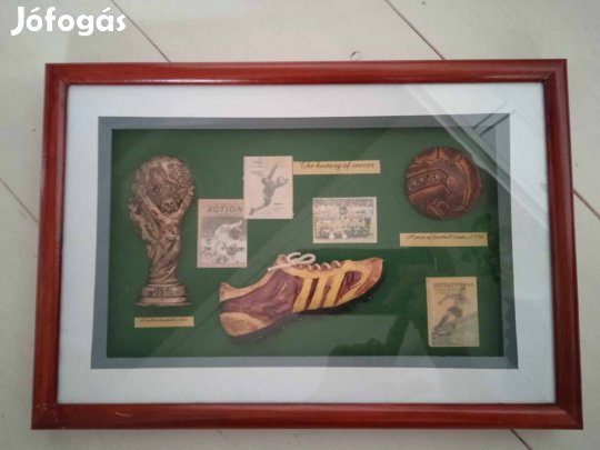 Retro hatású focis kép