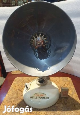 Retro heilstrahler thermo fűtő és gyógylámpa szép állapotban szocreál