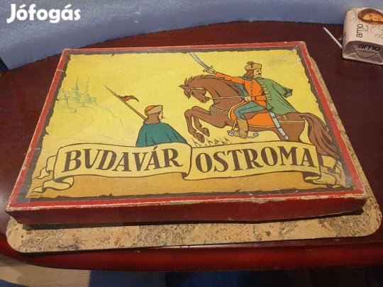 Retro hiánytalan Budavár ostroma társasjáték minerva triál szocreál