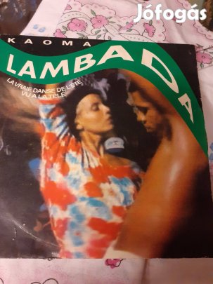 Retro hibátlan bakelit lemez Lambada