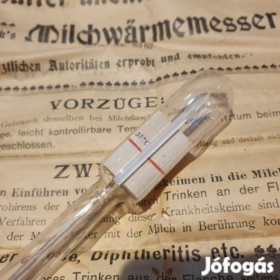 Retro higanyos tejhőmérő kórház egészségügy
