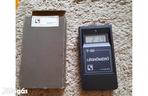 Retro hőmérő dobozában eladó