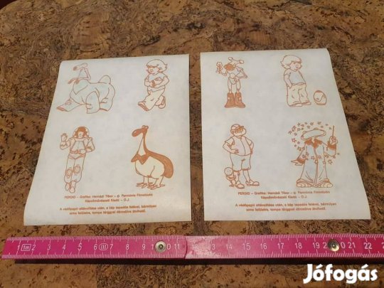 Retro idő urai matrica levonó trafikárú szocreál mokép Pannóia Moebius