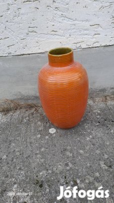 Retró iparművészeti padlóváza 