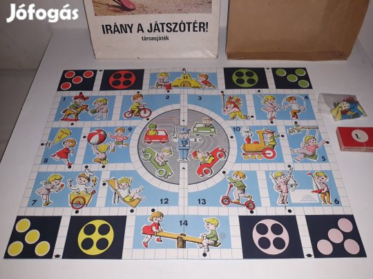 Retro irány a játszótér társasjáték