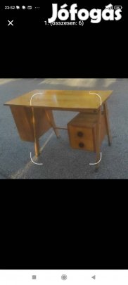 Retro íróasztal fiókos 