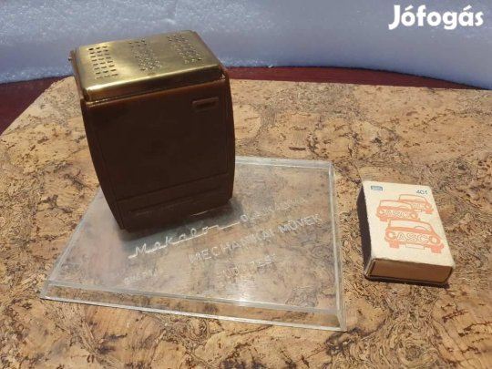 Retro íróasztali mekalor olajkályha ceruzatertó szocreál kádár b4