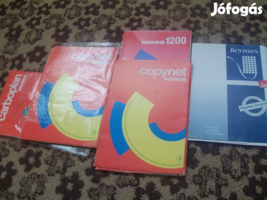 Retro irodaszer: indigó (kézi és gépi, a bolti ár feléért)