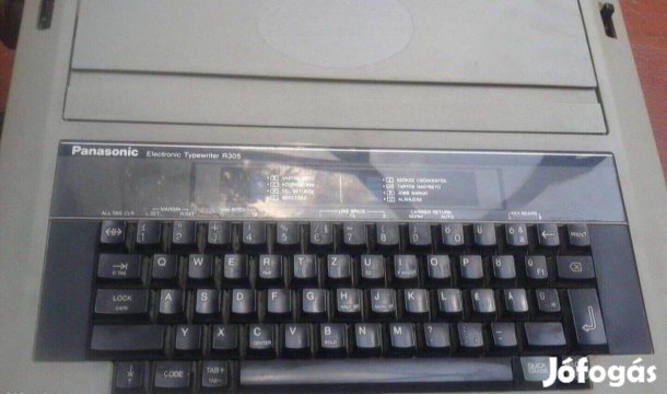 Retro írógép elektromos Panasonic Hibás!!!