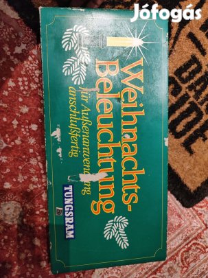 Retró izzósor dobozos tungsram pótizzóval