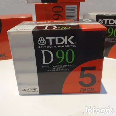 Retro japán TDK együttes 90 perces magnókazettája üresek!
