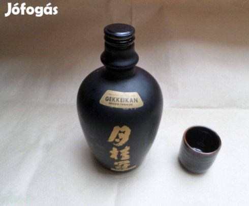 Retro japán kerámia üveg 1980