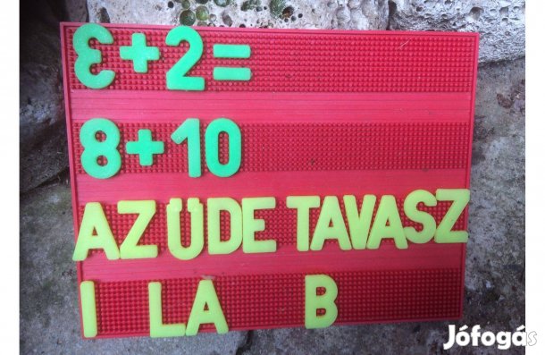 Retró játék betűtábla 1000 ft