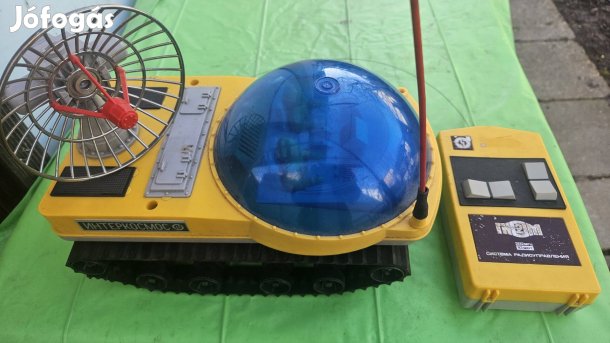 Retro játék távirányítós lánctalpas rádiós