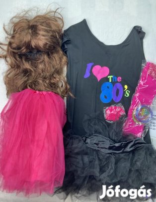 Retro jelmez, 80-as évek jelmez, felnőtt jelmez DK374