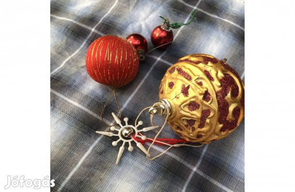 Retró karácsonyi díszek egyben 5000 Ft