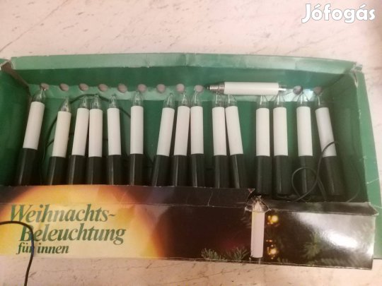 Retro karácsonyi izzósor