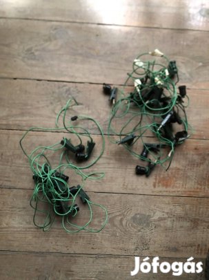 Retró karácsonyi izzósor nem működik 1500 Ft /db alkatrésznek 