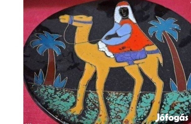 Retro keleti dísztányér