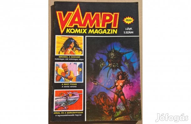 Retró képregény Vampi Komix Magazin 1989/1