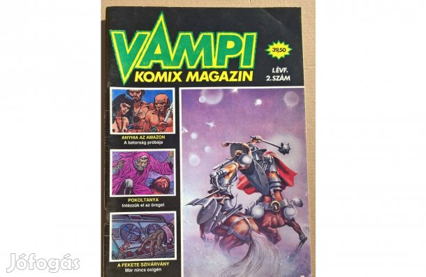 Retró képregény Vampi Komix Magazin 1989/2