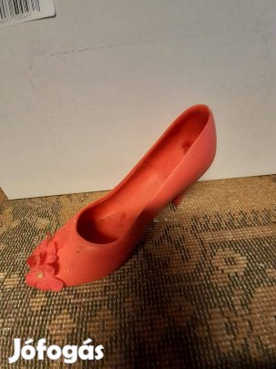 Retro kerámia cipellő magas sarokkal