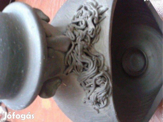 Retro kerámia gyertyatartó Képcsarnok