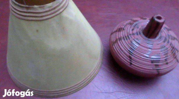 Retro kerámia lámpa asztali 70-es évek