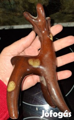 Retro kerámia őz, őzike