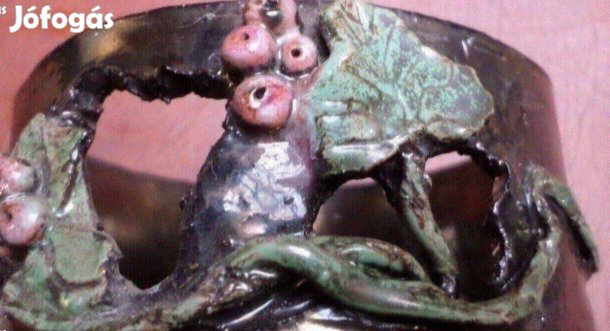 Retro kerámia tál kínáló Képcsarnok